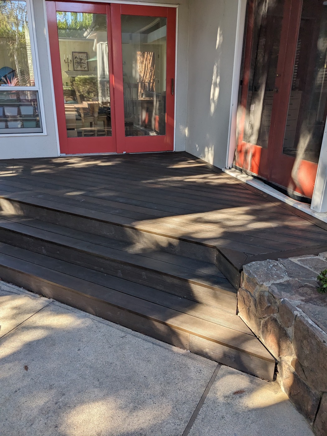 Entry Deck & Steps — MS Decking and Services project