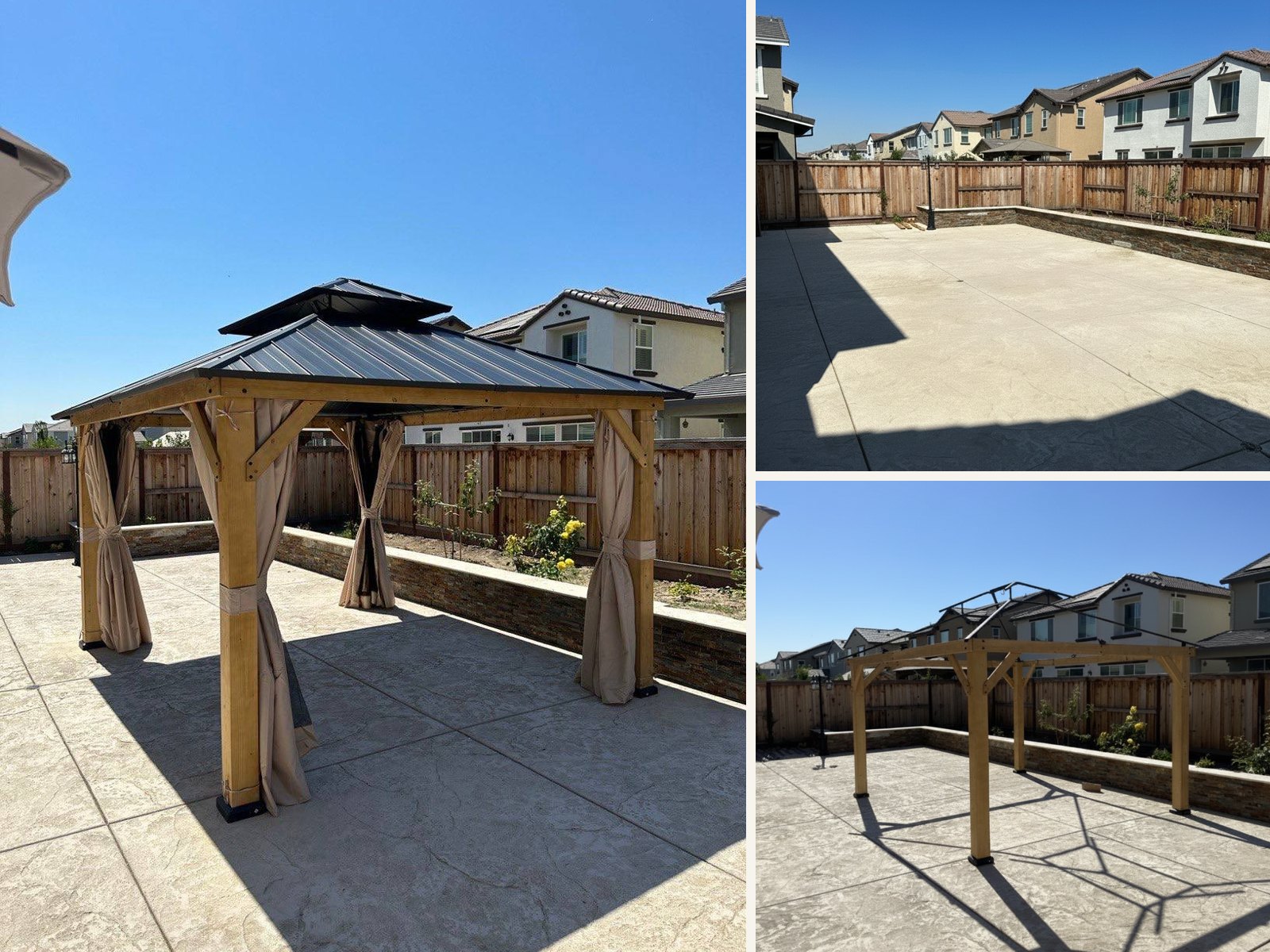 Gazebo Kit: From Empty Pad to Finished — MS Decking and Services project