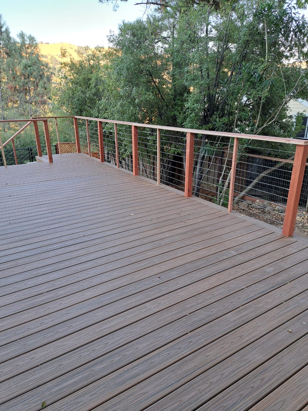 Composite Deck & Cable Railing — MS Decking and Services project